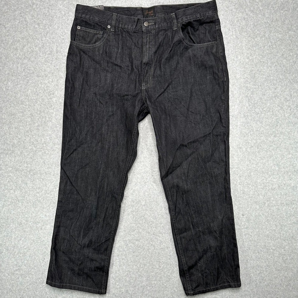 Joseph A Bank Mens Black Modern Style Tailored Fit Denim Jeans Size 40x29 NEW
